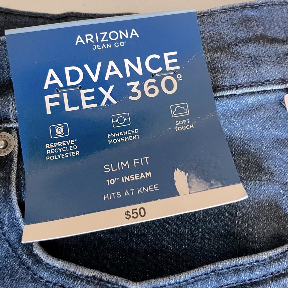 NWT Arizona Jean Co Advance Flex 360 Shorts - Picture 3 of 5